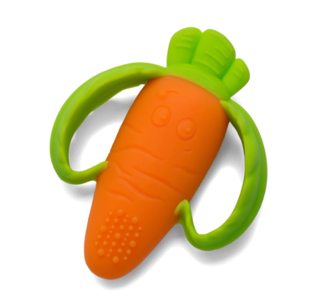 Infantino Good Bites Textured Carrot Teether (Bpa-Free)