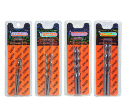 STANDARD Speed Steel Construction Drill 1Pc 2Pcs High Quality Hardware Tools (SD2008-1/SD2008-8)