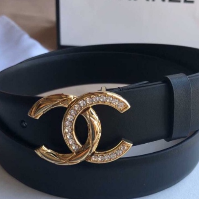 Ladies Luxury Brand CC Belt High Quality Belt Fashion Diamond Belt
