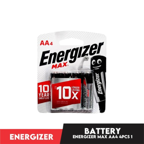 Energizer E91 MAX BP-4 AA 4 Pack 1.5V