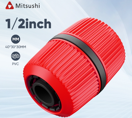 Mitsushi 1/2" Water Hose Connector Quick Connectors Garden Tap Joiner Joint Tool