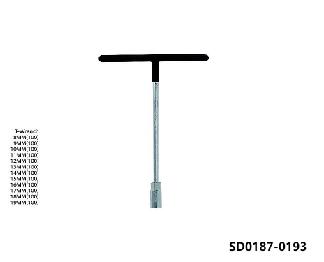STANDARD T-Wrench High Quality Hardware Tools (SD0187-0193)