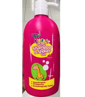 750mL Baby First Strawberry Kiddie Shampoo and Shower Gel 2-in-1