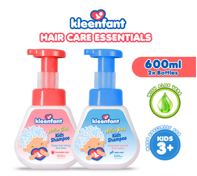 Kleenfant Kids Shampoo Collection for Girls and Boys with Aloe Vera for Healthy Hair 300ML Pack of 1