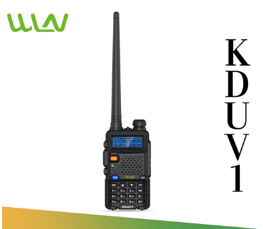 WLN KD-UV1 5W 199 Channel UHF VHF Two-Way Walkie Talkie 1pc