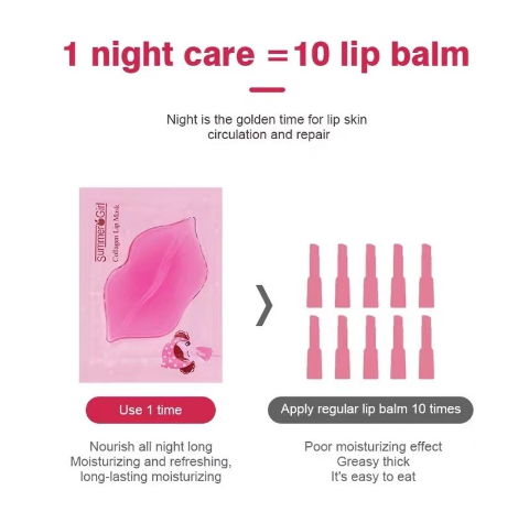 Summer Girl Crystal Collagen Lip Mask Tender Lips