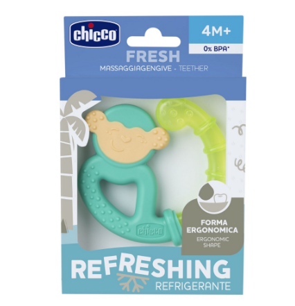 Chicco Newborn Refreshing Cooling Baby Teether for 4mos+ - available in Monkey and Sloth design