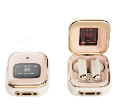 Rock Space NEW Design Retro Style TWS Bluetooth Earphone Wireless Earbuds Touch Control