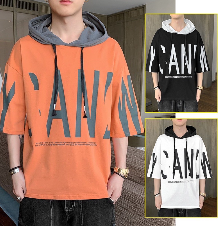 Hongwillyang New Style Hooded Guard Men's Summer Hoodie Student Top Korean Casual Trendy Coat