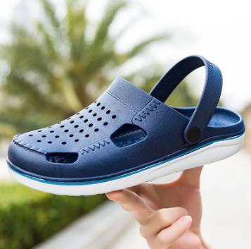 Literide Sandals Summer Beach Travel Sandals for Men Lightweight Beach Hole Sandals