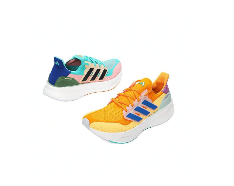 Adidas 2024 Unisex Color Block Lace-Up Fashionable Running Shoes, Low-Top IF1484