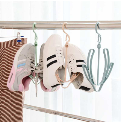 Thickened Double Hook Drying Shoe Rack