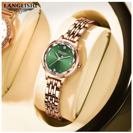 POEDAGAR authentic watch for women sale original waterproof 2023 elegant korean style stainless steel quartz  Watch GREEN