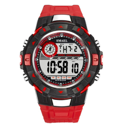 SMAEL1506B Men Sports Watches Digital LED Light Watch Mens Military Watche Top Brand Luxury Electronic Wristwatch M1