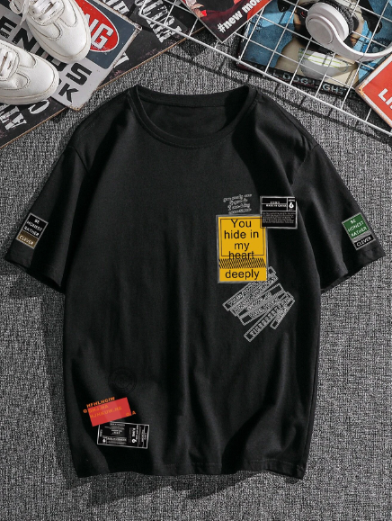 Manfinity EMRG Men Slogan Graphic Tee