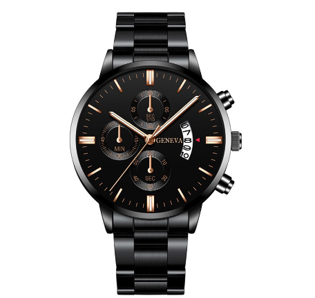 GENEVA Luxury gold Men's Fashion Watches Men's Automatic Date Analog Wrist Watches for men Waterproof Casual Sports Clock M7