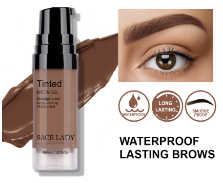 SACE LADY Eyebrow Gel Cream Waterproof Eyebrow Henna Tattoo Shade Eyebrow Pencil Long Lasting