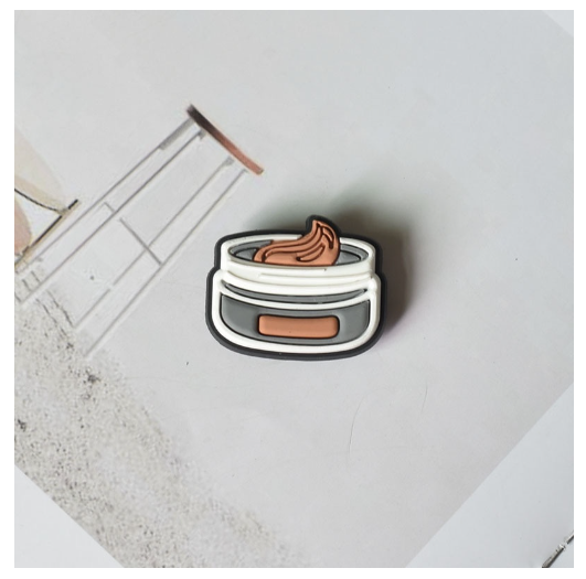 Cute Cosmetic Jbitz for Croc Lipstick Jibits Charm Crown Ring Croc Jibbits Kids Shoes Accessories Shoe Charms Pin Decoration S7