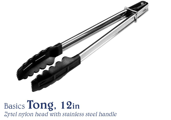 Chef's Classics Basics Nylon Tong, 12in