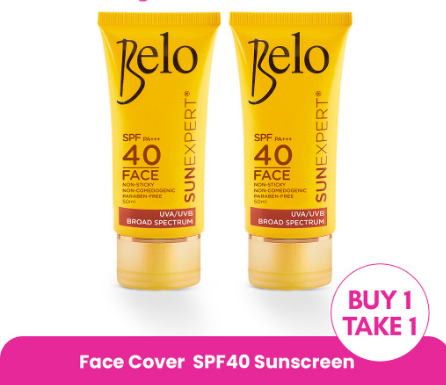 Buy 1 Take 1 Belo SunExpert Face Cover SPF40 50mL