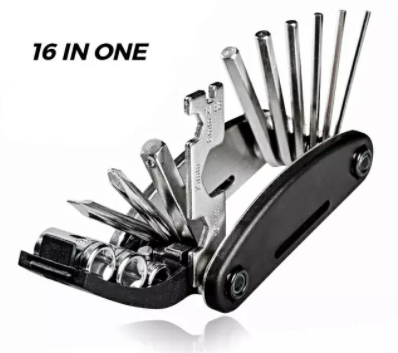 Bike Motorcycle Parts Accessories 16 in 1 Pocket Tools For Motorcycle Bicycle