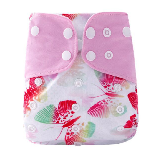 Reusable Waterproof Diaper With Single Size Print D15