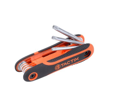 Tactix Torx Key Set Long 8-Pc Tamper Proof (Chrome) ME206209
