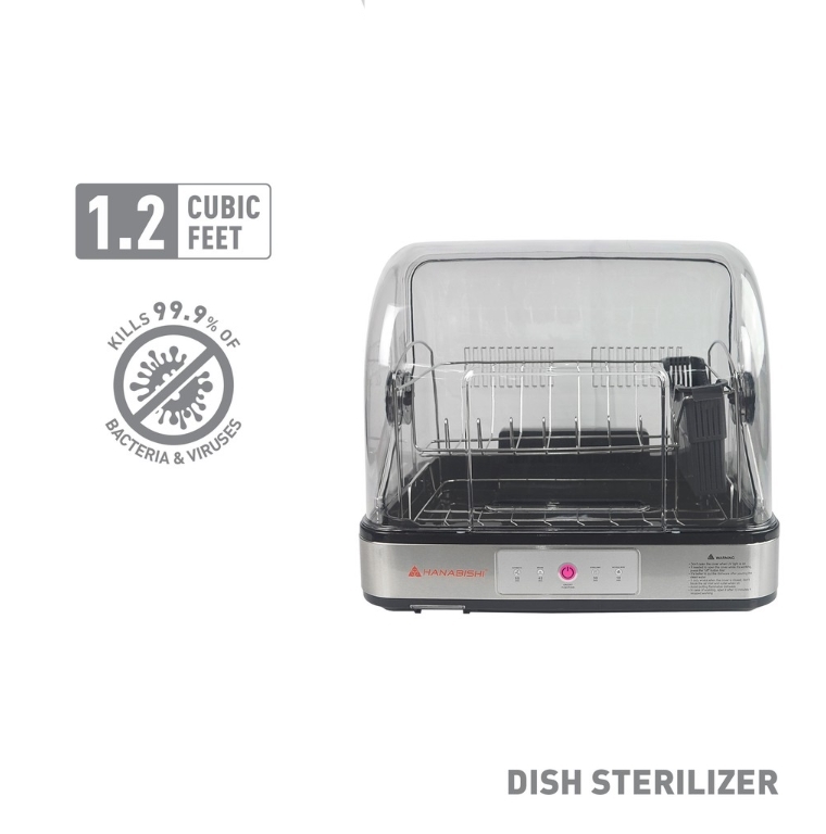 Hanabishi Dish Sterilizer HDS12CUFT | 1.2 cuft Table Top Dish Washer High Temperature Disinfection