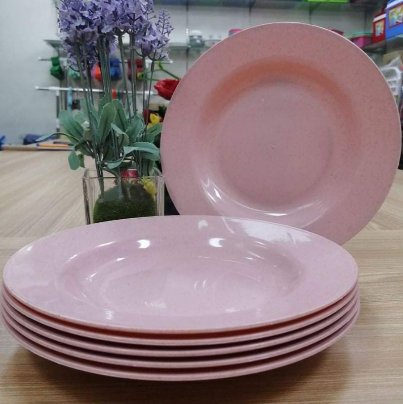 9 inches Reusable Plastic Round Plate (Dinner Plato) (1 pc only)