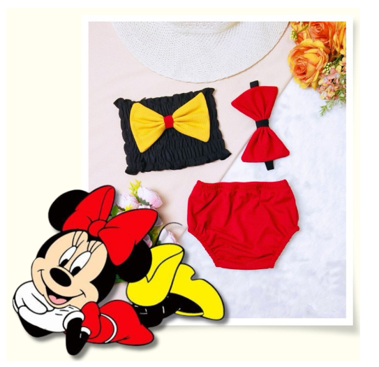 Stacey Smocking Terno For Baby Girl With Turban for 1-24months c21