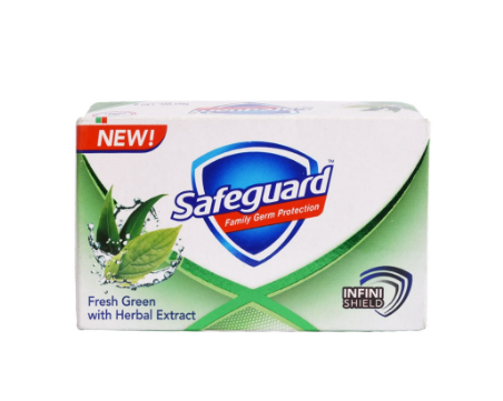 SAFEGUARD Fresh Green with Herbal Extract Bar Soap 130G