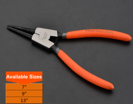 Harden 7", 9", 13" Circlip Plier External Straight Jaw (Professional) Retaining Snap Ring Pliers