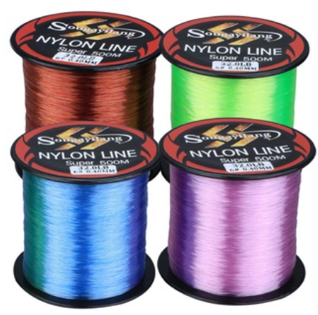 Sougayilang 500M Fishing Line Nylon Fishing Line 36LB Multifilament Smooth Fishing Line