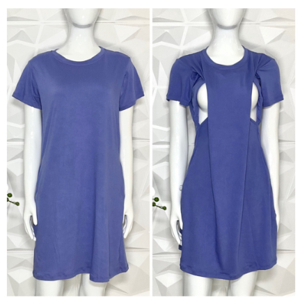 Maternity Breastfeeding dress  Nursing dress  Pregnant  Nursing wear  Lounge dress  Casual dress MBD14