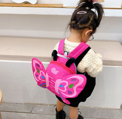 Cartoon Butterfly Baby Anti-lost Bag Children Backpacks kindergarten Schoolbag Kids Backpack Children School Bags Girls Boys Backpacks