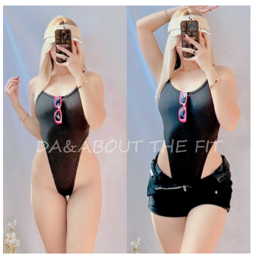 One Piece Knitted Bodysuit Sexy Swimwear
