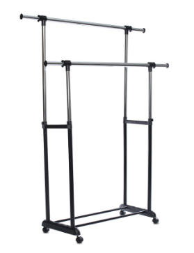 Living Master Mobile Clothes Rck Double