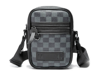 LABER LEE Sling Bag Men Pu Leather Small Crossbody