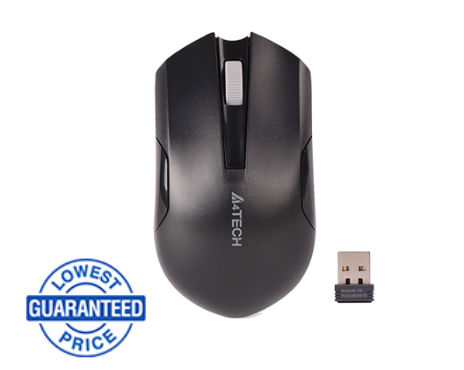 A4Tech G3-200NS 2.4G Hz 1200DPI Silent Click Wireless Mouse