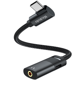 Mcdodo Microphone Support Type C To 3.5mm 2 In 1 Jack Audio Earphone Adapter For iP 15 Pro Max Huawei Samsuan Xiaomi CA-188