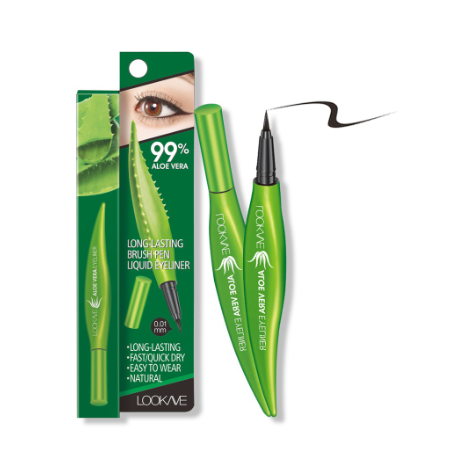 Lamuseland Aloe Shape Liquid Eyeliner Pen Black Waterproof 1g