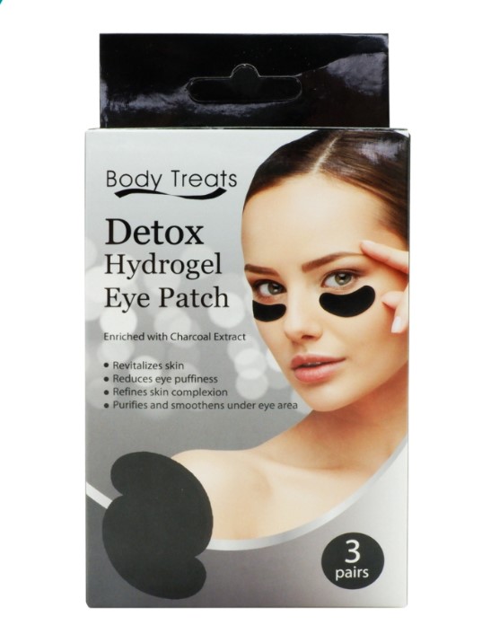 Body Treats Hydrogel Eye Patch with Charcoal Extract x3s