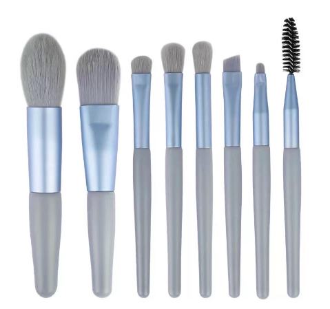BEAUTY GLAZED 8Pcs High Quality Makeup Brush Set Eye shadow Powder Blush Portable Soft Makeup Brushes Set