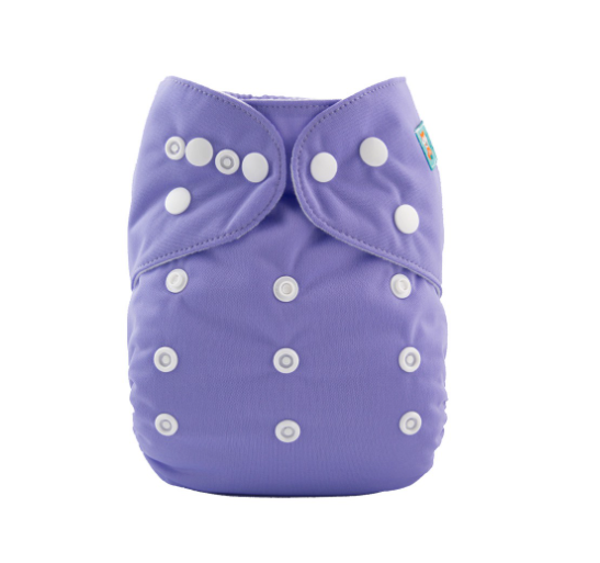 Alva Baby Cloth Diapers Solid Color One Size Adjustable Reusable Washable Pocket Cloth Diaper Cloth Diaper Only P11