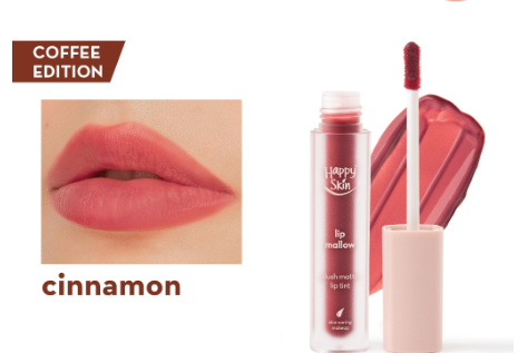 Happy Skin Lip Mallow Coffee Tint in Cinnamon