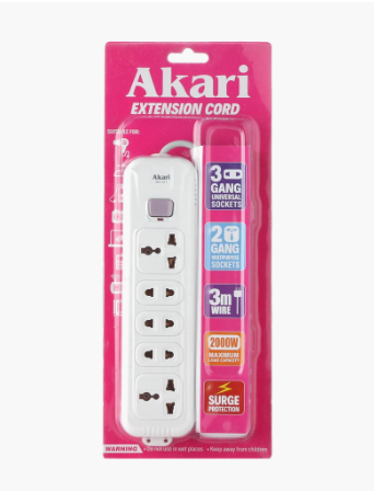 Akari 5-gang Extension Cord