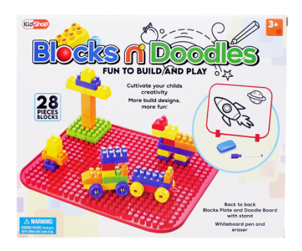 KidShop Blocks 'n Doodles Building Blocks