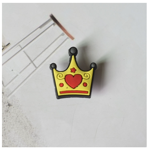Cute Cosmetic Jbitz for Croc Lipstick Jibits Charm Crown Ring Croc Jibbits Kids Shoes Accessories Shoe Charms Pin Decoration S9