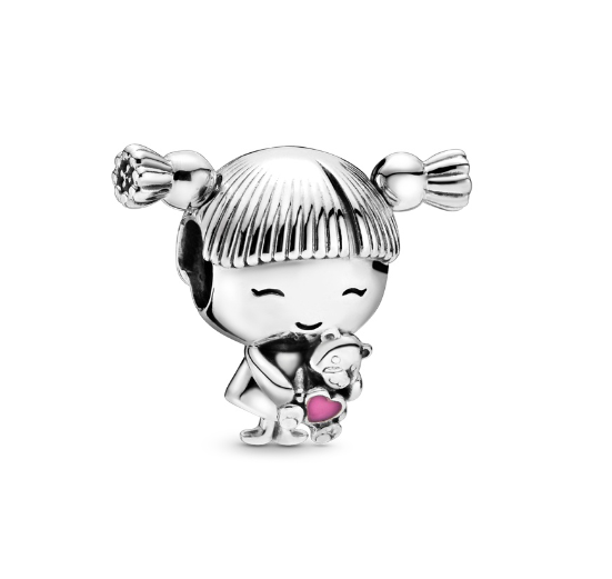 925 Silver Boy Girl Pendant Little Prince Charm Fit Original Pandora Charms Bracelet Beads Fine Jewelry Gift d26