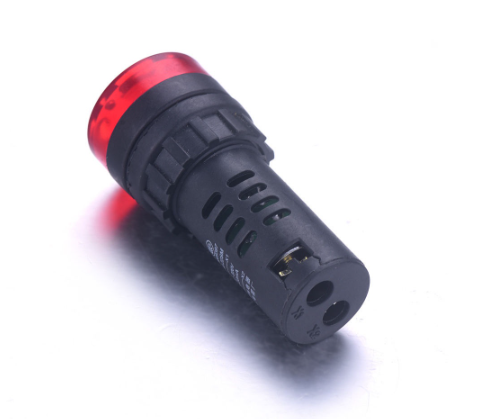 Safe Alarm Ac Dc 12V Red Led Active Buzzer Signal Indicator Light Lamp Ad16-22Sm